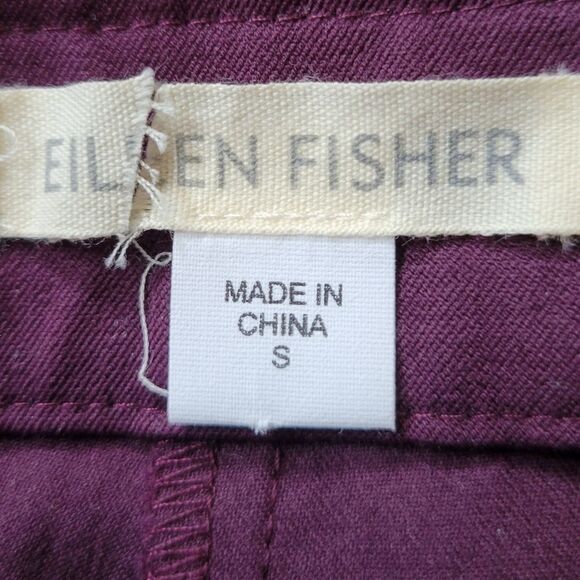 EIleen Fisher Purple Sample Trousers - Picture 8 of 8